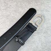 GUCCI Belt 231112V silver buckle 3.8cm - 2