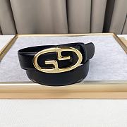 GUCCI Belt 231112V gold buckle 3.8cm - 5