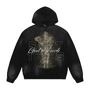 Saint michael Denim tear hoodie 04 - 1