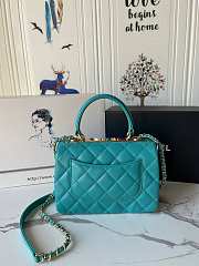 Chanel CC green bag 20cm - 2