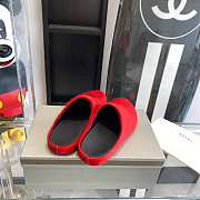 Marni Slides Fur red - 5