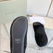 Marni Slides Fur black - 4