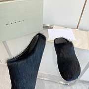 Marni Slides Fur black - 2