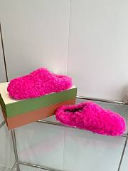 Marni Slides Fur pink - 4