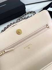 Chanel 19 lambskin flap beige  bag 19x11.5x7cm - 3