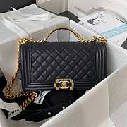 CHANEL LeBoy23 Chanel black bag 25cm  - 1