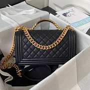 CHANEL LeBoy23 Chanel black bag 25cm  - 5