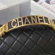 CHANEL LeBoy23 Chanel black bag 25cm  - 3