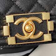 CHANEL LeBoy23 Chanel black bag 25cm  - 6