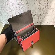 Fendi KAN I MINI  red  Bag 381-AC  19cm - 2