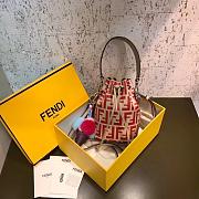 Fendi MON TRESOR  red Bag 023CL 12x18x10cm - 4