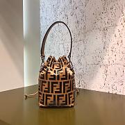 Fendi MON TRESOR  brown Bag 023CL 12x18x10cm - 1