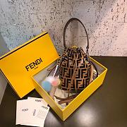 Fendi MON TRESOR  brown Bag 023CL 12x18x10cm - 4