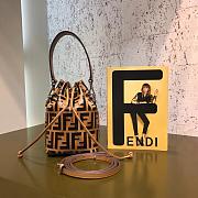 Fendi MON TRESOR  brown Bag 023CL 12x18x10cm - 2