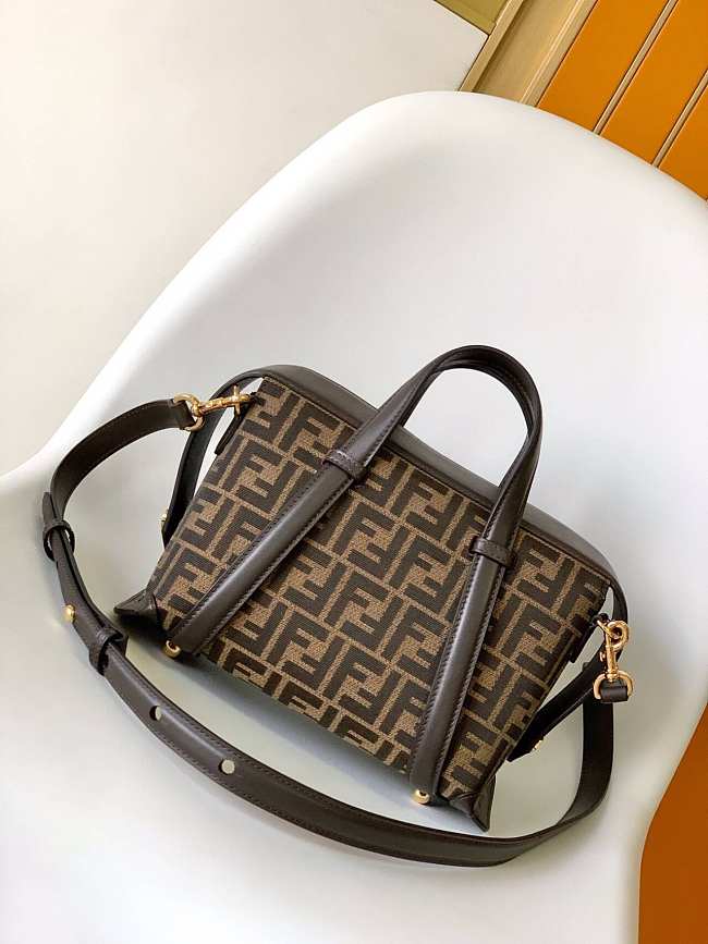  Fendi Boston dark brown bag   27.5x17.5x25.5cm - 1