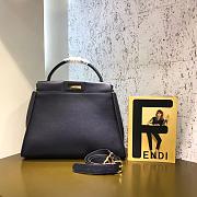 Fendi PEEKABOO  Navy blue Bag 8105MCL 33cm - 1