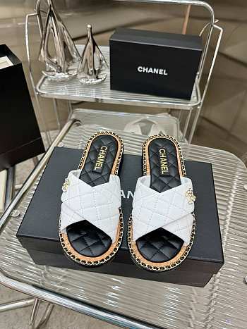 Chanel Sandals White - 03