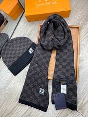 LV scarf hat set 036 - 5