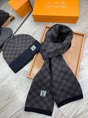 LV scarf hat set 036 - 3