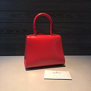 DG lambskin lined crossbody bag red 28*14*22CM - 3