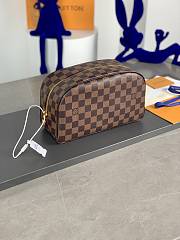 LV Clutch bag brown plaid 25.5*17*9CM - 1