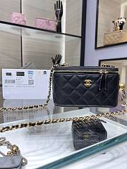 Chanel makeup bag A410072303Y  black 17x9.5x8cm - 1