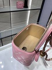 Chanel makeup bag A410072303Y pink  17x9.5x8cm - 4