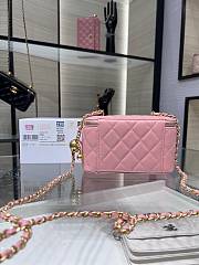 Chanel makeup bag A410072303Y pink  17x9.5x8cm - 3