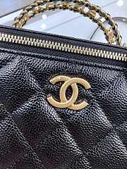 Chanel calfskin cosmetic black bag AP2805Y   17x9.5x8cm - 5