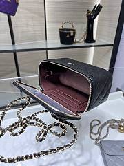 Chanel calfskin makeup blck bag  AP1341Y 16x8x10cm - 6