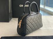  Chanel handbag brown black AS3034 25x14x9cm - 5