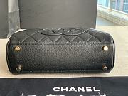  Chanel handbag brown black AS3034 25x14x9cm - 4