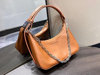 Givenchy Moon Hobo 4106N  dark brown 25x7x12cm