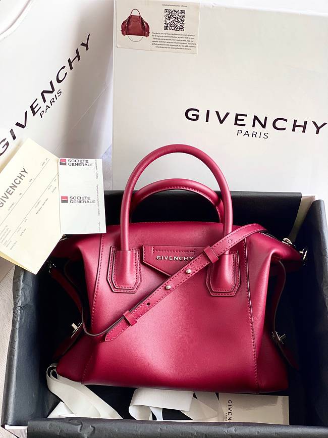 Givenchy Handbag 230919K wine 30x8x25cm - 1