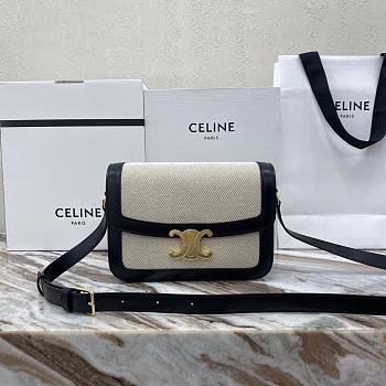 	 Celine medium triumph bag 121020D-6  22x16.5x7cm