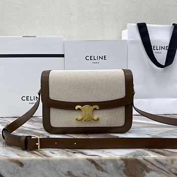 	 Celine medium triumph bag 121020D-7 22x16.5x7cm