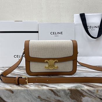 	 Celine medium triumph bag 121020D-8 22x16.5x7cm