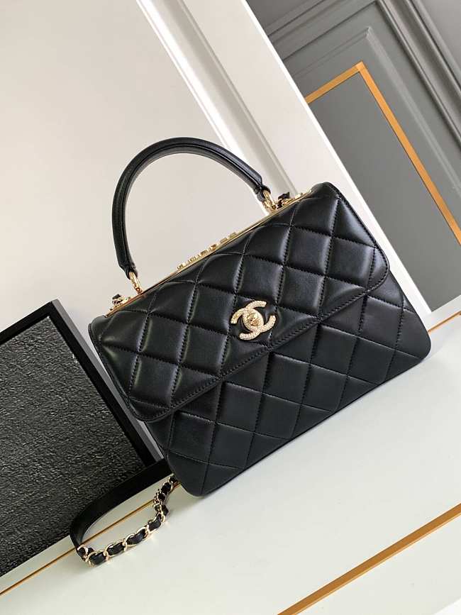 Chanel trendy CC black bag 25cm - 1