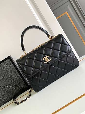 Chanel trendy CC black bag 25cm