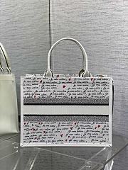 Dior Book tote 8005 white 36x16x27cm - 5