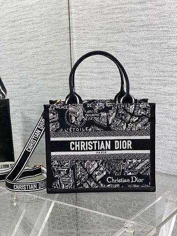 Dior Book tote 8004 black 26x12x21cm