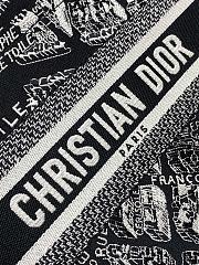 Dior Book tote 8004 black 26x12x21cm - 5