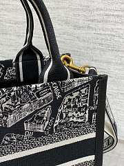 Dior Book tote 8004 black 26x12x21cm - 4