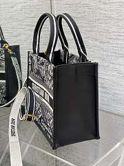Dior Book tote 8004 black 26x12x21cm - 3