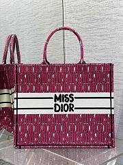 Dior Book tote 8001 red 42x18x35cm - 1