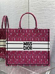 Dior Book tote 8001 red 42x18x35cm - 2