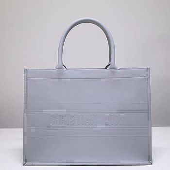 Dior Book tote 120903C gray  36.5x28x16cm