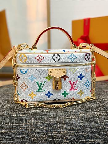 LV x TM cosmetic bag chain bag 19*11.5*6.5CM