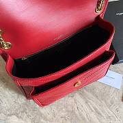 SAINT LAURENT Should bag 498894 red 28x20x8.5cm  - 4