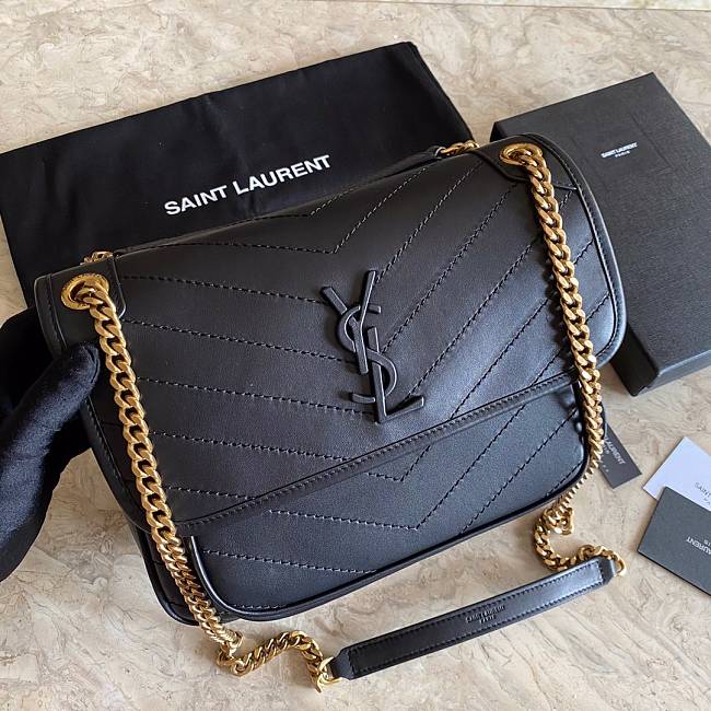 SAINT LAURENT Should bag 498894 black 28x20x8.5cm - 1